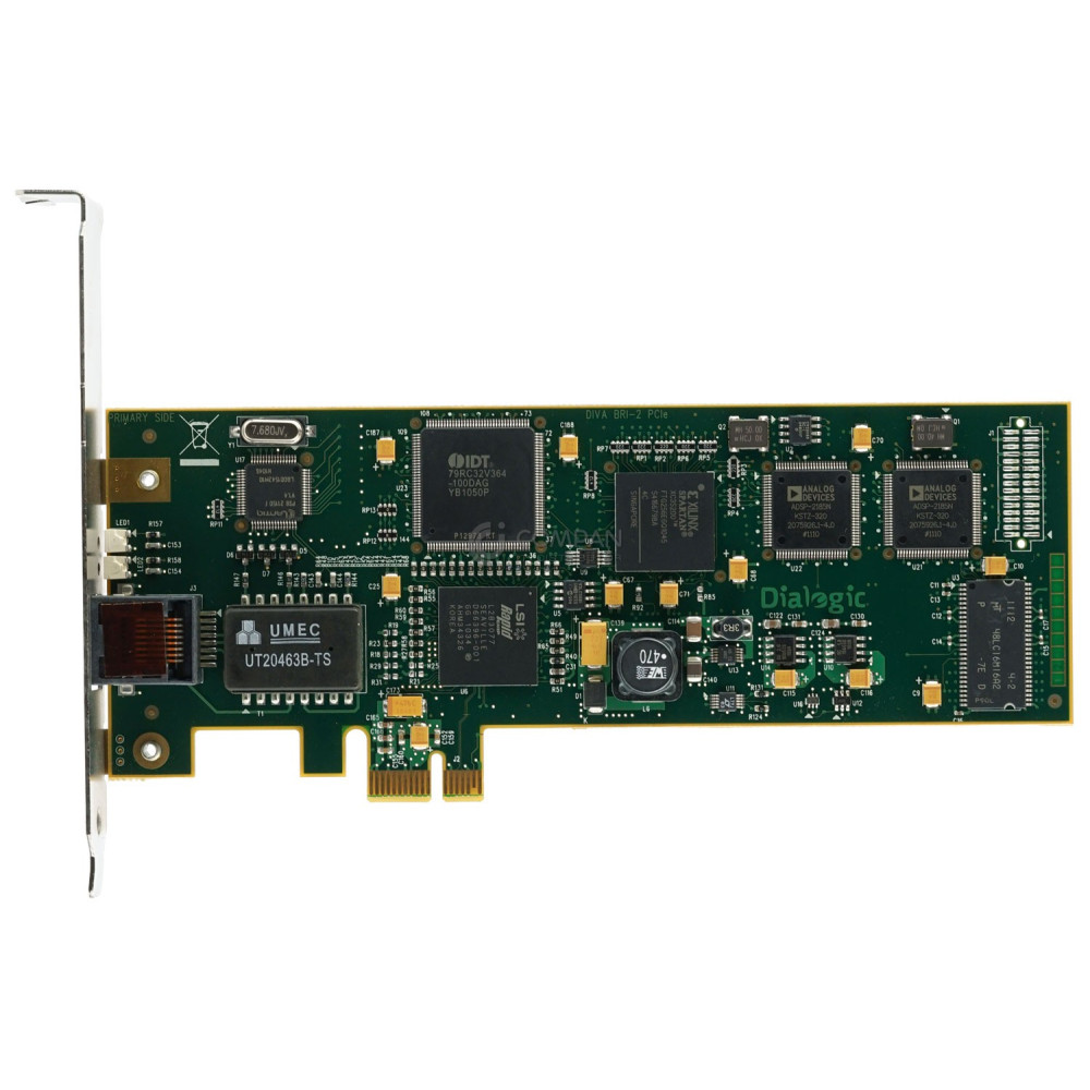813-087-01 DIALOGIC SINGLE PORT RJ-45 PCIE ADAPTER